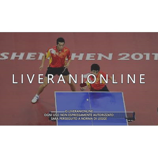 (110813) -- SHENZHEN, Aug. 13, 2011 () -- China\'s Xu Xin (L) and Yan An compete during the group A roundrobin of men\'s team table tennis against Jonathon Schubert and Tang Chi Ho of Australia at the 26th Summer Universiade in Shenzhen, a city of south China\'s Guangdong Province, Aug. 13, 2011. Xu and Yan won 3-0 and China won 3-0. (/Yang Shiyao)(lm) –¬ª™…Á’’?¨£¨…Ó€/£¨2011ƒÍ8‘¬13»’ £®¥Û‘Àª·£©£®3£©?p˜“«Ú°™°™ƒ–?”Õ˜ÃÂ£?÷–p??” §8ƒ¥Û¿°—«?” 8‘¬13»’£¨÷–p??”—° ÷–ÌÍø£®?Û£©/„?8=3±»0’O §8ƒ¥Û¿°—«?”—° ÷°£µ±»’£¨‘/µ/?? Æ¡?OÏ ¿OÁ¥Û—ß…?‘À?Øª·?p˜“«Úƒ–?”Õ˜ÃÂA?È“ª=°±»»¸÷–£¨÷–p??”“‘3±»0’O §8ƒ¥Û¿°—«?”°£ –¬ª™…Áº«’?—Ó ¿“¢…„