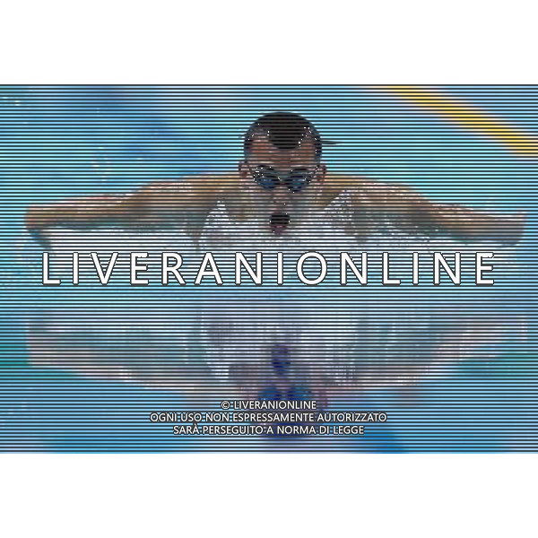 SHENZHEN, Aug. 14, 2011 Laszlo Cszh of Hungary competes during the men8ÿs 200m butterfly in the swimming event at the 26th Summer Universiade in Shenzhen, a city of south China\'s Guangdong Province, Aug. 14, 2011. Laszlo Cszh claimed the title with 1:55.87. (/Chen Jianli) (wll)