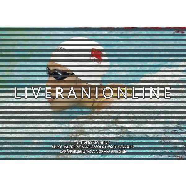 SHENZHEN, Aug. 14, 2011 Lu Ying of China competes during the final of the women\'s 50m butterfly at the 26th Summer Universiade in Shenzhen, a city of south China\'s Guangdong Province, Aug. 14, 2011. Lu claimed the title with 25.98 seconds. (/Yang Shiyao) (wll)