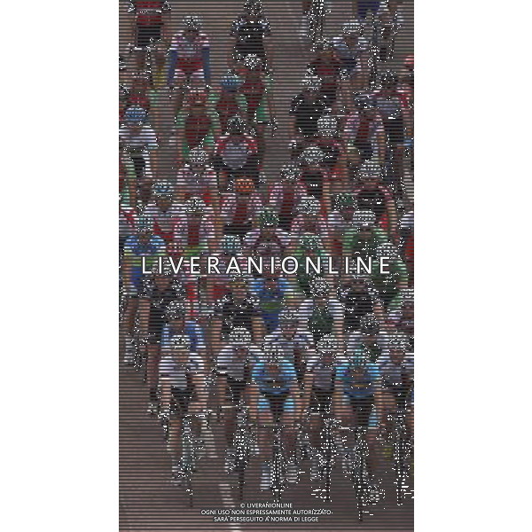 LONDON, ENGLAND - AUGUST 14: The London/Surrey Cycle Classic road race starts on The Mall on August 14, 2011 in London, England. The event is part of a series of test events ahead of the 2012 London Olympic Games.