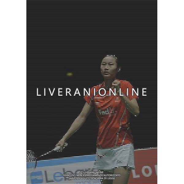 (110813) -- LONDON, Aug. 13, 2011 () -- China\'s Wang Yihan celebrates during her semifinal of women\'s singles against her teammate Wang Xin in 2011 Badminton World Championships at Wembley Arena, London, Britain, Aug. 13, 2011. Wang Yihan won 2-0 to enter the final. (/Zeng Yi)(wll)