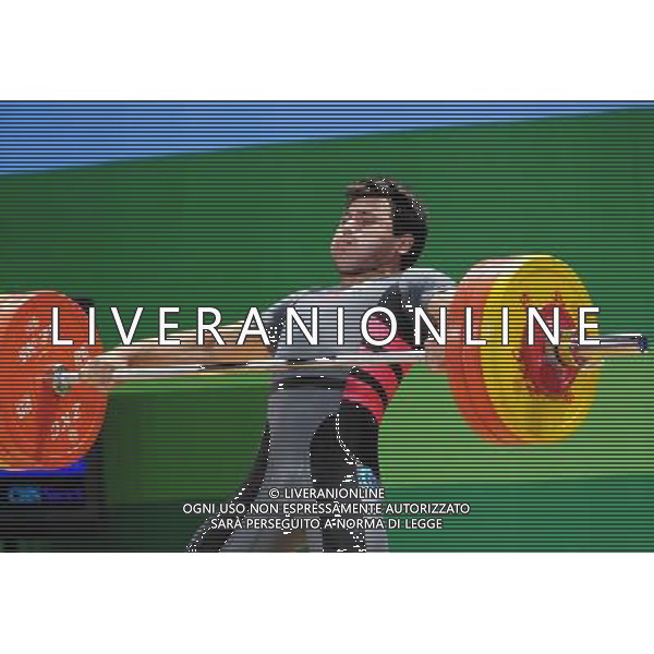 (110816) -- SHENZHEN, Aug. 16, 2011 () -- Kiree Rinat of Russia competes during the men\'s 85kg weightlifting competition at the 26th Summer Universiade in Shenzhen, a city of south China\'s Guangdong Province, Aug. 16, 2011. Kiree Rinat claimed the gold medal of the event with a total of 365kg. (/Wang Song)