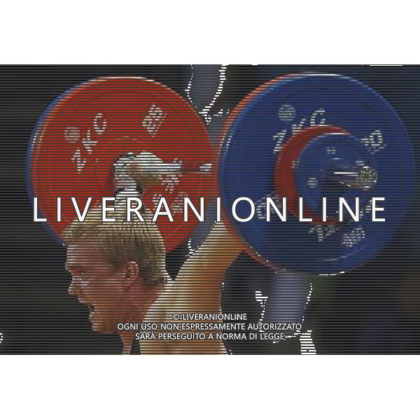 SHENZHEN, Aug. 16, 2011 Mikael Johansson Jere Petteri of Finland competes during the men\'s 85kg weightlifting competition at the 26th Summer Universiade in Shenzhen, a city of south China\'s Guangdong Province, Aug. 16, 2011. (/Wang Song)