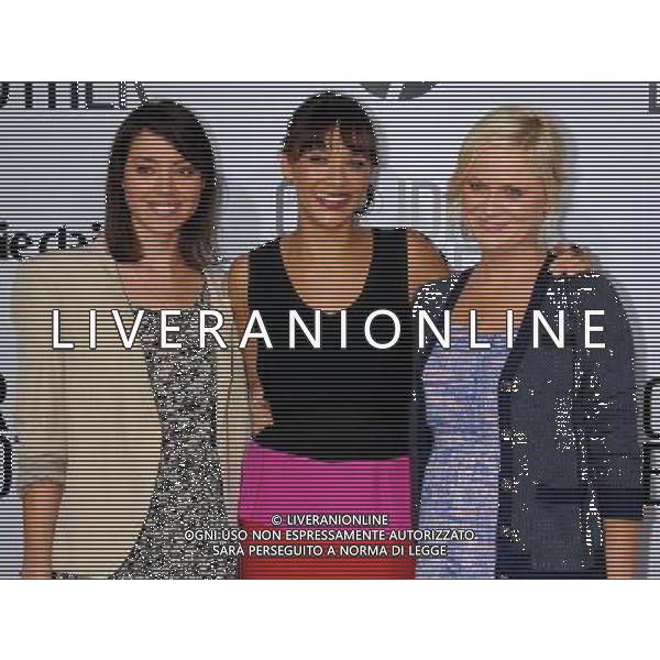 Aubrey Plaza, Rashida Jones and Amy Poehler Photo by Gilbert Flores \'Our Idiot Brother\' - Los Angeles Premiere at the ArcLight Cinemas Cinerama Dome August 16, 2011 - Hollywood, California