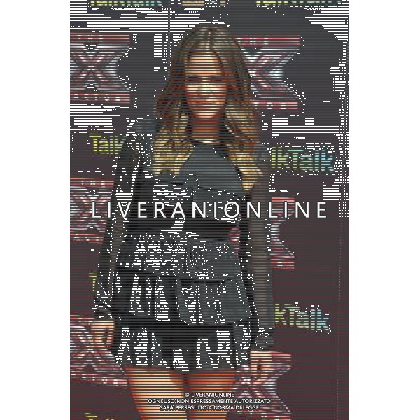 Caroline Flack at the X Factor press launch 2011 at the O2, Greenwich, London 17 August 2011 picture by Marc Larkin/Photoshot.