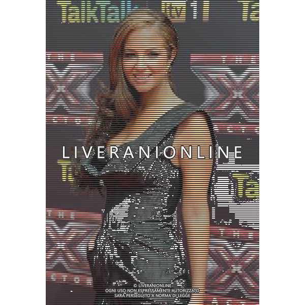 Tulisa Contostavlos at the X Factor press launch 2011 at the O2, Greenwich, London 17 August 2011 picture by Marc Larkin/Photoshot.