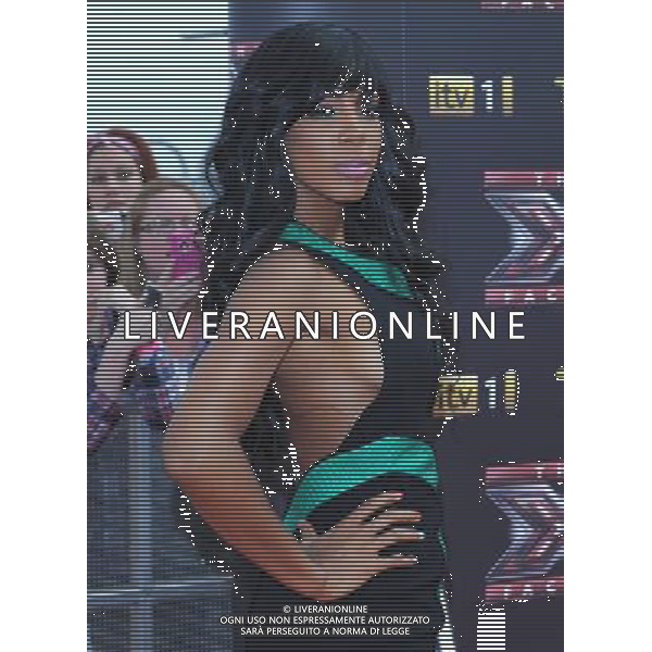 Picture Shows: Kelly Rowland arriving for the X-Factor Press Launch at the O2 Arena, Greenwich Peninsula, London, on Wednesday August 17, 2011. .