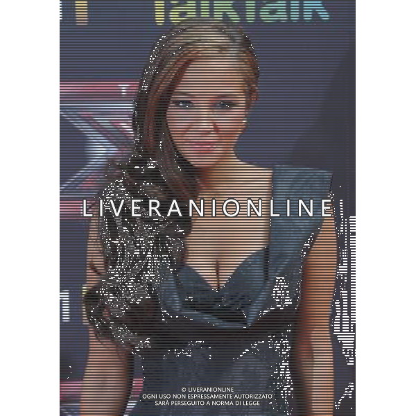 Picture Shows: Tulisa Contostavlos arriving for the X-Factor Press Launch at the O2 Arena, Greenwich Peninsula, London, on Wednesday August 17, 2011. .