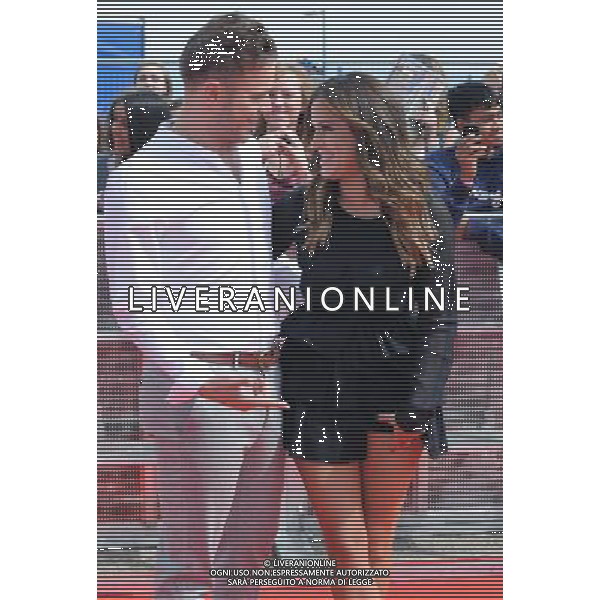 Picture Shows: Olly Murs and Caroline Flack arriving for the X-Factor Press Launch at the O2 Arena, Greenwich Peninsula, London, on Wednesday August 17, 2011. .