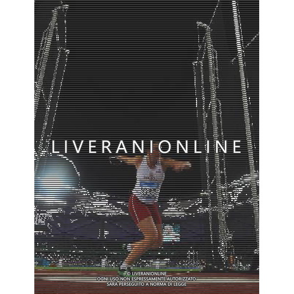(110817) -- SHENZHEN, Aug. 17, 2011 () -- Zaneta Glanc of Poland competes during the final of the women\'s discus of athletics at the 26th Summer Universiade in Shenzhen, a city of south China\'s Guangdong Province Aug. 17, 2011. Zaneta Glanc claimed the title with 63.99 metres. (/Gong Lei)(wll)