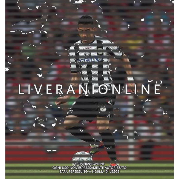 Isla Isla Mauricio Anibal (Udinese) ; August 16; 2010 - Football :Uefa Champions League 2011-2012;Play-offs, First leg ; match between Arsenal 1-0 Udinese at Emirates Stadium ; London, England.;;( photo by aicfoto)(ITALY) [0855]