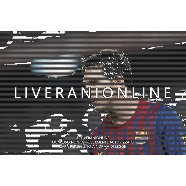 FC Barcelona\'s Leo Messi during Spanish Supercup 2nd match.August 17,2011. Photo: Acero / Alter / ALFAQUI Photo: Acero / Alter / ALFAQUI