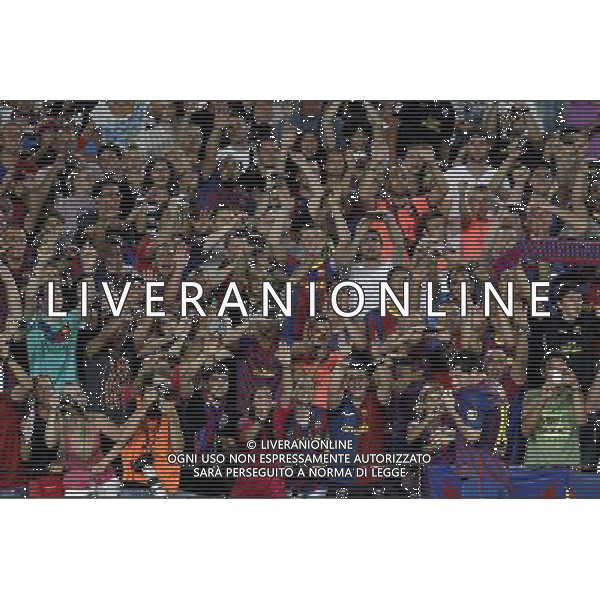 FC Barcelona\'s Leo Messi celebrate goal during Spanish Supercup 2nd match.August 17,2011. Photo: Acero / Alter / ALFAQUI Photo: Acero / Alter / ALFAQUI