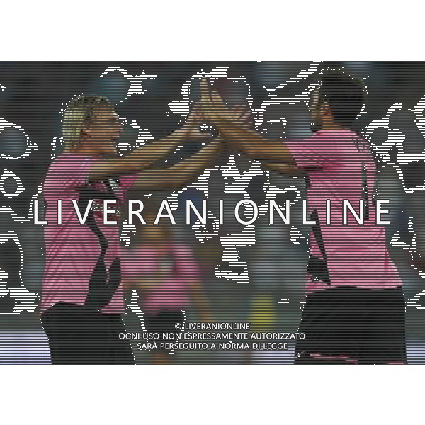 Trofeo TIM 2011 Bari - 18.08.2011 Inter-Milan-Juventus Nella Foto:vucinic esulta con krasic /Ph.Vitez-Ag. Aldo Liverani