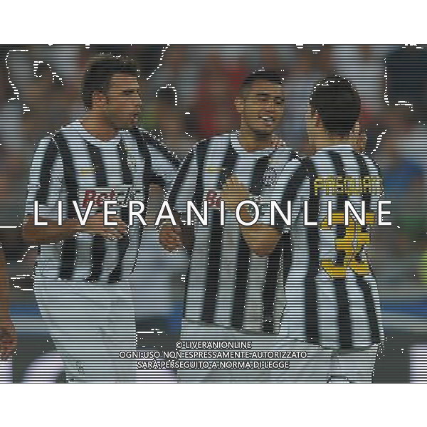 Trofeo TIM 2011 Bari - 18.08.2011 Inter-Milan-Juventus Nella Foto:vidal esulta /Ph.Vitez-Ag. Aldo Liverani