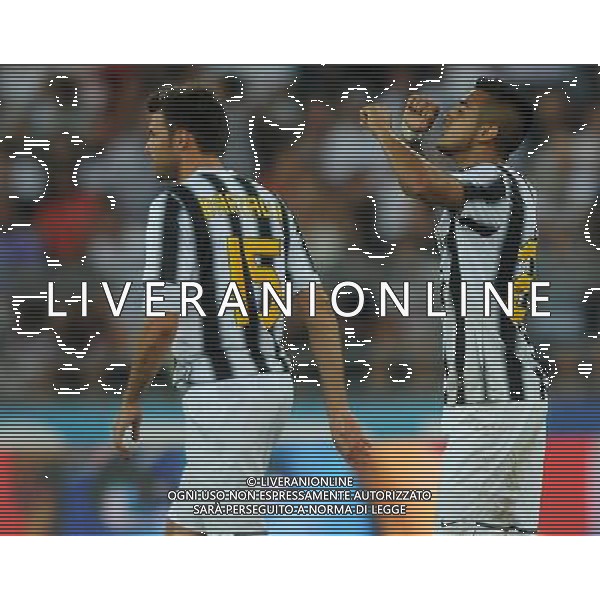 Trofeo TIM 2011 Bari - 18.08.2011 Inter-Milan-Juventus Nella Foto:vidal esulta /Ph.Vitez-Ag. Aldo Liverani