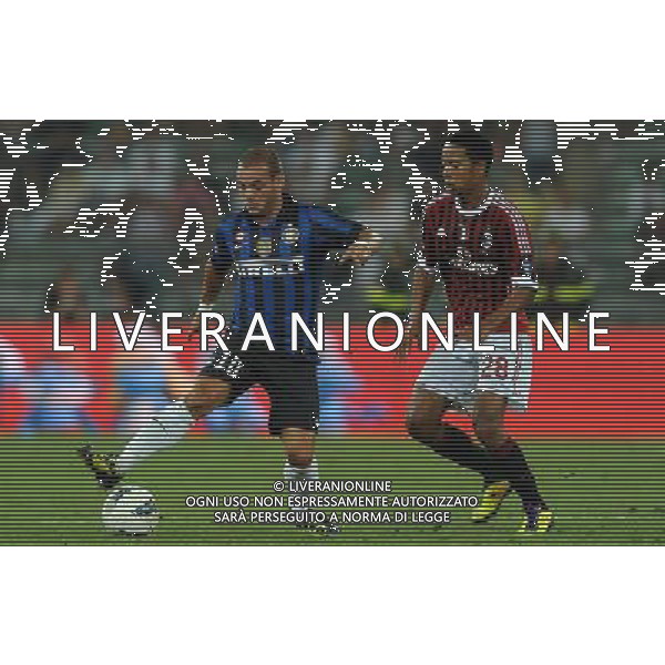 Trofeo TIM 2011 Bari - 18.08.2011 Inter-Milan-Juventus Nella Foto:Wesley Sneijder-Urby Emanuelson /Ph.Vitez-Ag. Aldo Liverani