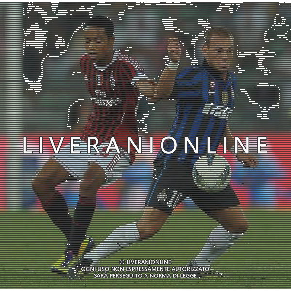 Trofeo TIM 2011 Bari - 18.08.2011 Inter-Milan-Juventus Nella Foto:Wesley Sneijder-Urby Emanuelson /Ph.Vitez-Ag. Aldo Liverani