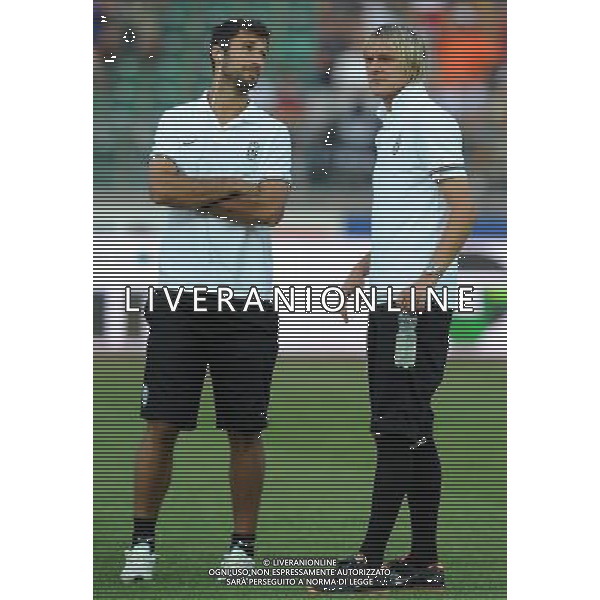 Trofeo TIM 2011 Bari - 18.08.2011 Inter-Milan-Juventus Nella Foto:Mirko Vucinic-Milos Krasic /Ph.Vitez-Ag. Aldo Liverani