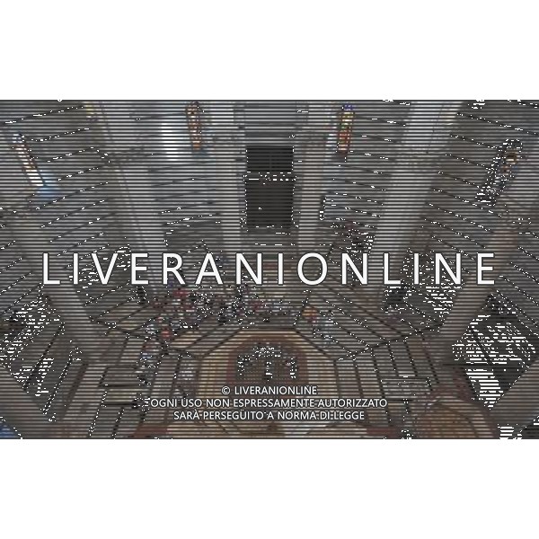 (110819) -- ROME, Aug. 19, 2011 () -- Photo taken on Aug. 17, 2011 shows the inner view of the baptistry at the Duomo Square (Piazza del Duomo) in Pisa, central Italy. Standing in a large green expanse, Piazza del Duomo houses a group of monuments well-known all over the world. The four masterpieces of medieval architecture, the cathedral, the baptistry, the campanile (the \'Leaning Tower\') and the cemetery had a great influence on monumental art in Italy from the 11th to the 14th century. The UNESCO inscribed the Piazza del Duomo of Pisa in the World Heritage List in 1987. (/Wang Qingqin) (yc)