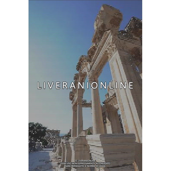 (110819) -- IZMIR, Aug. 19, 2011 () -- Photo taken on Aug. 18, 2011 shows the site of the Temple of Hadrian in Ephesus, Turkey. Ephesus (Ancient Greek Ephesos, Turkish Efes) was an ancient Greek city, and later a major Roman city, near present-day Selcuk, Izmir Province, Turkey. It is one of the biggest and best-preserved Roman cities in the world. In the Roman period, it was for many years the second largest city of the Roman Empire, ranking behind Rome, the empire\'s capital. Ephesus had a population of more than 250,000 in the 1st century BC, which also made it the second largest city in the world. (/Ma Yan) (yc)