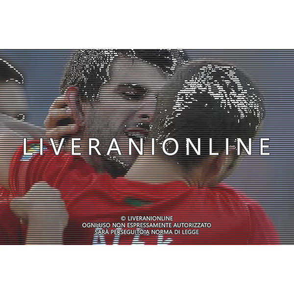 (110818) -- MEDELLIN, Aug. 18, 2011 () -- Alex (front) and Nelson Oliveira of Portugal celebrate their victory against France after the semifinal of the FIFA World Cup U20 at the Atanasio Gorardot stadium, in Medellin, Colombia, on Aug. 17, 2011. Portugal won 2-0. (/Str) (ce)