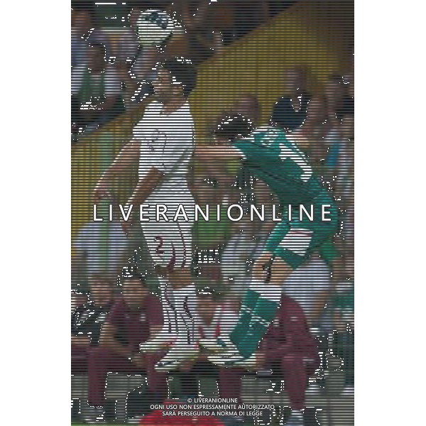 18.08.2011 WROCLAW STADION OPOROWSKA PILKA NOZNA LIGA EUROPY 4 RUNDA KWALIFIKACYJNA SEZON 2011/2012 FOOTBALL UEFA EUROPA LEAGUE 4TH QUALIFYING ROUND SEASON 2011/2012 WKS SLASK WROCLAW - FC RAPID BUKARESZT (WKS SLASK WROCLAW VS. RAPID BUCURESTI) N/Z RUI DUARTE MATEUSZ CETNARSKI FOT PAWEL ANDRACHIEWICZ / PRESSFOCUS NEWSPIXPL --- Newspix.pl *** Local Caption *** www.newspix.pl mail us: info@newspix.pl call us: 0048 022 23 22 222 --- Polish Picture Agency by Ringier Axel Springer Poland