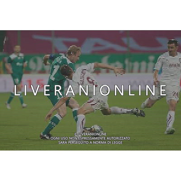 18.08.2011 WROCLAW STADION OPOROWSKA PILKA NOZNA LIGA EUROPY 4 RUNDA KWALIFIKACYJNA SEZON 2011/2012 FOOTBALL UEFA EUROPA LEAGUE 4TH QUALIFYING ROUND SEASON 2011/2012 WKS SLASK WROCLAW - FC RAPID BUKARESZT (WKS SLASK WROCLAW VS. RAPID BUCURESTI) N/Z SEBASTIAN MILA NICOLAE GRIGORE FOT PAWEL ANDRACHIEWICZ / PRESSFOCUS NEWSPIXPL --- Newspix.pl *** Local Caption *** www.newspix.pl mail us: info@newspix.pl call us: 0048 022 23 22 222 --- Polish Picture Agency by Ringier Axel Springer Poland