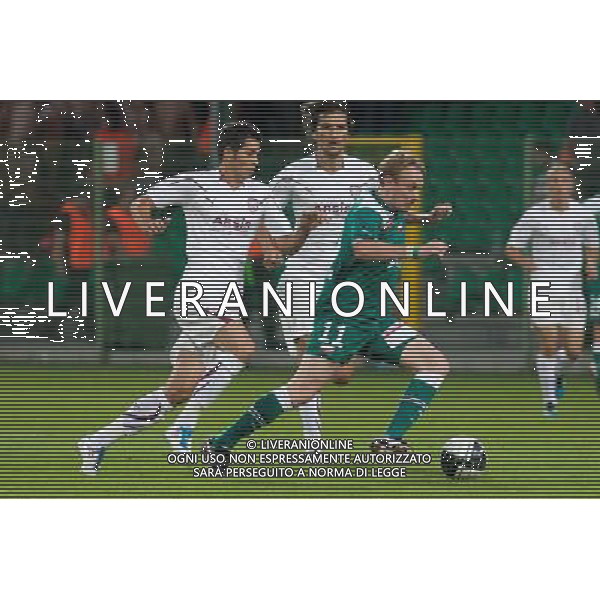 18.08.2011 WROCLAW STADION OPOROWSKA PILKA NOZNA LIGA EUROPY 4 RUNDA KWALIFIKACYJNA SEZON 2011/2012 FOOTBALL UEFA EUROPA LEAGUE 4TH QUALIFYING ROUND SEASON 2011/2012 WKS SLASK WROCLAW - FC RAPID BUKARESZT (WKS SLASK WROCLAW VS. RAPID BUCURESTI) N/Z OVIDIU HEREA SEBASTIAN MILA FOT PAWEL ANDRACHIEWICZ / PRESSFOCUS NEWSPIXPL --- Newspix.pl *** Local Caption *** www.newspix.pl mail us: info@newspix.pl call us: 0048 022 23 22 222 --- Polish Picture Agency by Ringier Axel Springer Poland