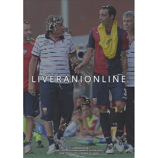Coppa Italia TIM Cup 2011/2012 3¬8 Turno Eliminatorio Genova - 20.08.2011 Genoa-Nocerina Nella Foto:infortunio dainelli dario con alberto malesani /Ph.Vitez-Ag. Aldo Liverani