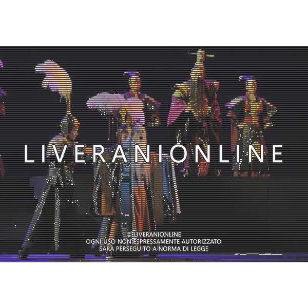 (110820) -- JINAN, Aug. 20, 2011 () -- Actors perform in the rehearsal of opera \'The Orphan of Zhao\' in Jinan City, capital of east China\'s Shandong Province, Aug. 19, 2011. \'The Orphan of Zhao\', a Chinese play written during the Yuan Dynasty (1271-1368), tells a story how an orphan of Zhao family completes his revenge with the help from a doctor who sacrifices his family to rescue the orphan. (/Xu Suhui) (lfj)