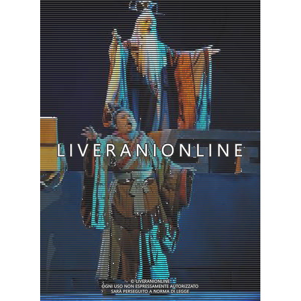 (110820) -- JINAN, Aug. 20, 2011 () -- Actors perform in the rehearsal of opera \'The Orphan of Zhao\' in Jinan City, capital of east China\'s Shandong Province, Aug. 19, 2011. \'The Orphan of Zhao\', a Chinese play written during the Yuan Dynasty (1271-1368), tells a story how an orphan of Zhao family completes his revenge with the help from a doctor who sacrifices his family to rescue the orphan. (/Xu Suhui) (lfj)