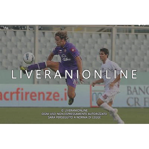 FIRENZE, 21 AGOSTO 2011 COPPA ITALIA TIM CUP 2011 2012 FIORENTINA CITTADELLA NELLA FOTO: IL GOL DELL\'1-0 DI GILARDINO FOTO STEFANO D\'ERRICO/AG. ALDO LIVERANI S.A.S.
