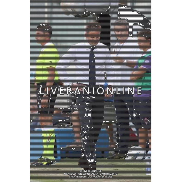 FIRENZE, 21 AGOSTO 2011 COPPA ITALIA TIM CUP 2011 2012 FIORENTINA CITTADELLA NELLA FOTO: DELUSIONE SINISA MIHAJLOVIC ALLENATORE DELLA FIORENTINA FOTO STEFANO D\'ERRICO/AG. ALDO LIVERANI S.A.S.