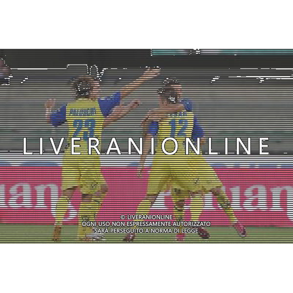 CHIEVO VERONA-LIVORNO COPPA ITALIA TIM 21/08/2011 NELLA FOTO ESULTANZA CHIEVO AG ALDO LIVERANI
