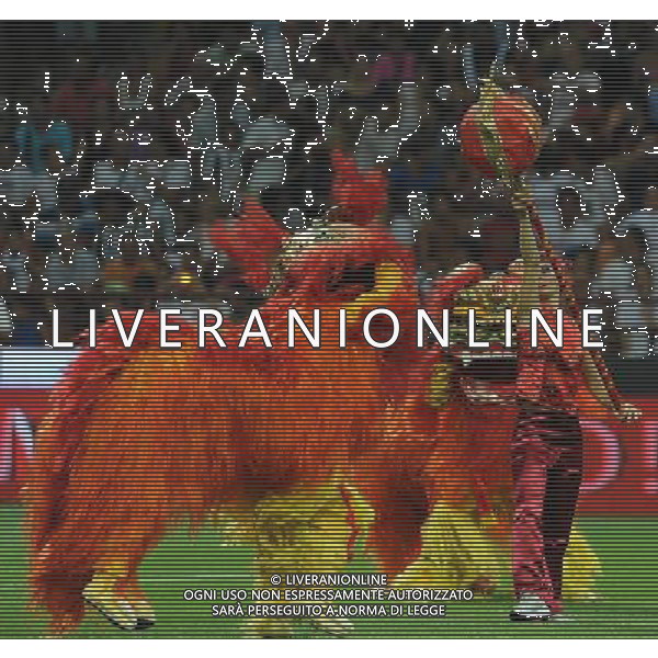 Trofeo Luigi Berlusconi 2011 Milano - 21.08.2011 Milan-Juventus Nella Foto:coreografia supercoppa /Ph.Vitez-Ag. Aldo Liverani