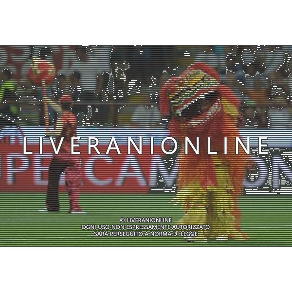 Trofeo Luigi Berlusconi 2011 Milano - 21.08.2011 Milan-Juventus Nella Foto:coreografia supercoppa /Ph.Vitez-Ag. Aldo Liverani