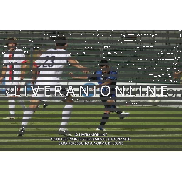 ATALANTA - GUBBIO COPPA ITALIA TIM CUP 21/08/2011 NELLA FOTO IL GOL DI MORALEZ ©PASINETTI/AGENZIA ALDO LIVERANI SAS