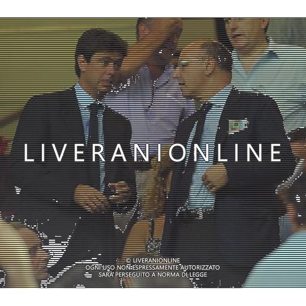 Trofeo Luigi Berlusconi 2011 Milano - 21.08.2011 Milan-Juventus Nella Foto:Andrea Agnelli-Giuseppe Marotta /Ph.Vitez-Ag. Aldo Liverani