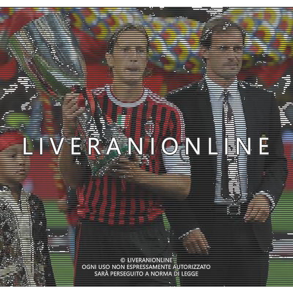 Trofeo Luigi Berlusconi 2011 Milano - 21.08.2011 Milan-Juventus Nella Foto:Massimo Ambrosini-Massimiliano Allegri /Ph.Vitez-Ag. Aldo Liverani