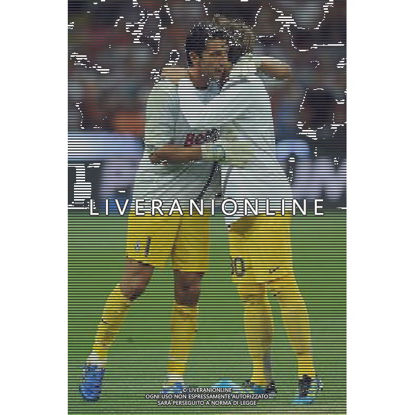 Trofeo Luigi Berlusconi 2011 Milano - 21.08.2011 Milan-Juventus Nella Foto:Gianluigi Buffon-Marco Storari /Ph.Vitez-Ag. Aldo Liverani