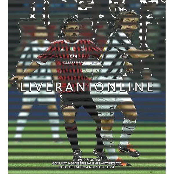 Trofeo Luigi Berlusconi 2011 Milano - 21.08.2011 Milan-Juventus Nella Foto:Andrea Pirlo-Gennaro Gattuso /Ph.Vitez-Ag. Aldo Liverani