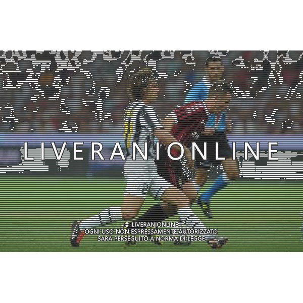 Trofeo Luigi Berlusconi Milano 21-08-2011 Milan - Juventus nella foto: Andrea Pirlo (Juventus) e Antonio Cassano (Milan) foto Roberto Garavaglia - ag. Aldo Liverani sas