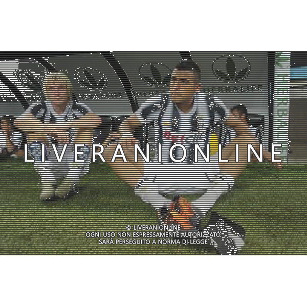 Trofeo Luigi Berlusconi Milano 21-08-2011 Milan - Juventus nella foto: Arturo Vidal (Juventus) e sulla SX Milos Krasic (Juventus) foto Roberto Garavaglia - ag. Aldo Liverani sas