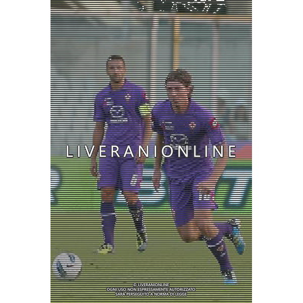 FIRENZE, 21 AGOSTO 2011 COPPA ITALIA TIM CUP 2011 2012 FIORENTINA CITTADELLA NELLA FOTO: RICCARDO MONTOLIVO FOTO STEFANO D\'ERRICO/AG. ALDO LIVERANI S.A.S.