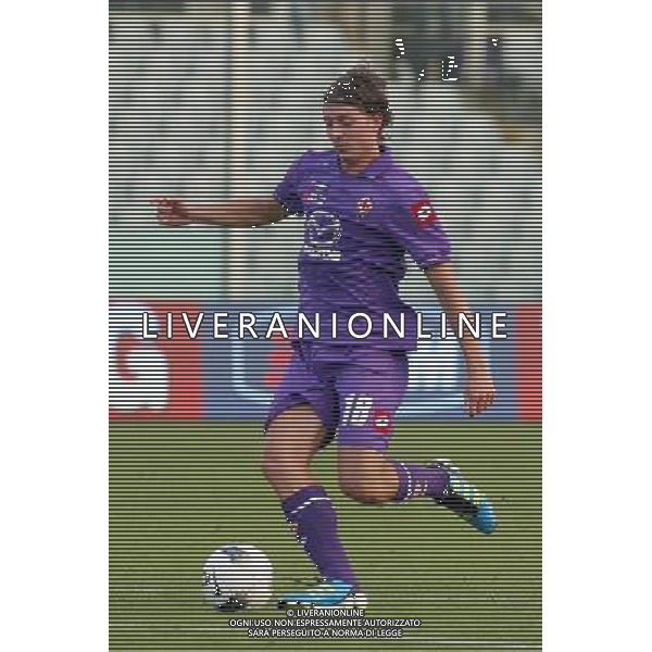 FIRENZE, 21 AGOSTO 2011 COPPA ITALIA TIM CUP 2011 2012 FIORENTINA CITTADELLA NELLA FOTO: RICCARDO MONTOLIVO FOTO STEFANO D\'ERRICO/AG. ALDO LIVERANI S.A.S.