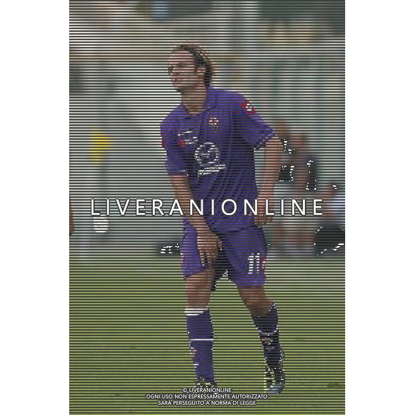 FIRENZE, 21 AGOSTO 2011 COPPA ITALIA TIM CUP 2011 2012 FIORENTINA CITTADELLA NELLA FOTO: DELUSIONE ALBERTO GILARDINO FOTO STEFANO D\'ERRICO/AG. ALDO LIVERANI S.A.S.