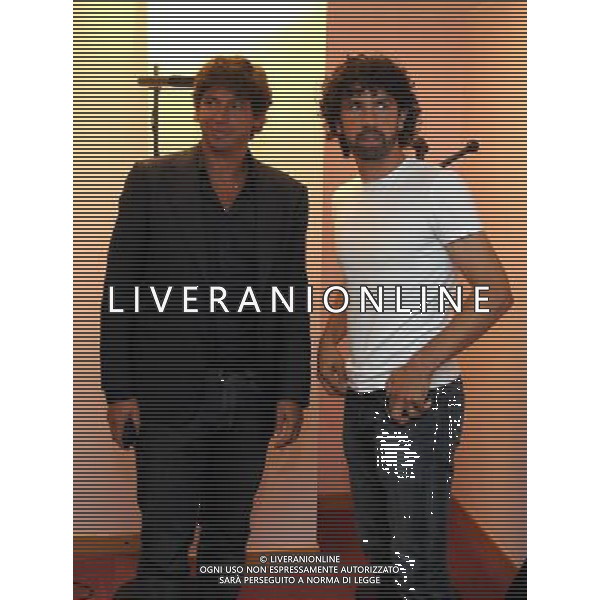 MILANO 22/8/2011 HOTEL MICHELANGELO VIA SCARLATTI, 33 RIUNIONE DELL\' ASSOCIAZIONE ITALIANA CALCIATORI (AIC) NELLA FOTO DEMETRIO ALBERTINI E DAMIANO TOMMASI FOTO ROMANO/AG ALDO LIVERANI