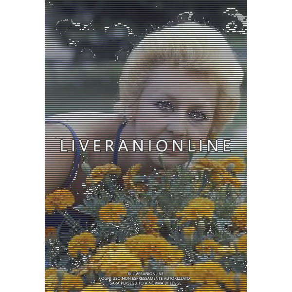 ARCHIVIO GIOVANNI LIVERANI NELLA FOTO ANNA MARIA GAMBINERI ANNUNCIATRICE TELEVISIVA RAI AG ALDO LIVERANI S A S