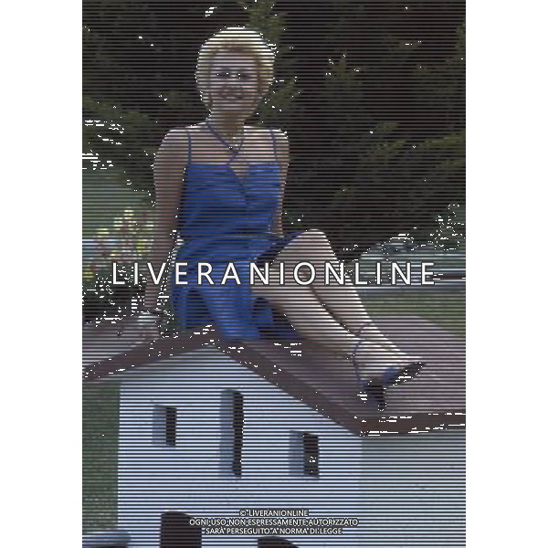 ARCHIVIO GIOVANNI LIVERANI NELLA FOTO ANNA MARIA GAMBINERI ANNUNCIATRICE TELEVISIVA RAI AG ALDO LIVERANI S A S